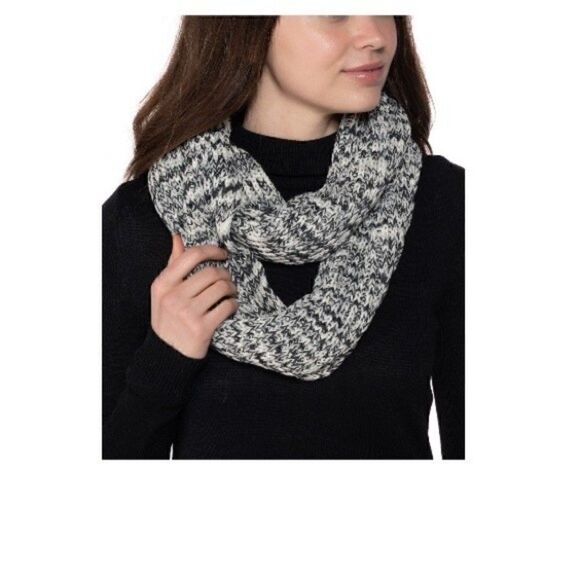New Style Co Space-Dye Infinity Scarf Black Neutral, women's accessories - Picture 3 of 6